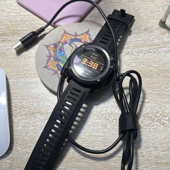 garmin Accessories Garmin Fenix 3 Gps Rugged Black Carbon Watch Sm Band W Charger Working